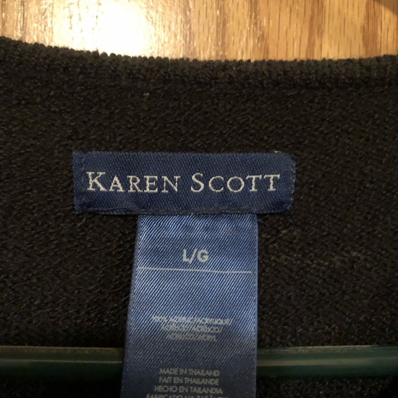 Karen Scott Ladies Button up,Cardigan - Picture 4 of 6
